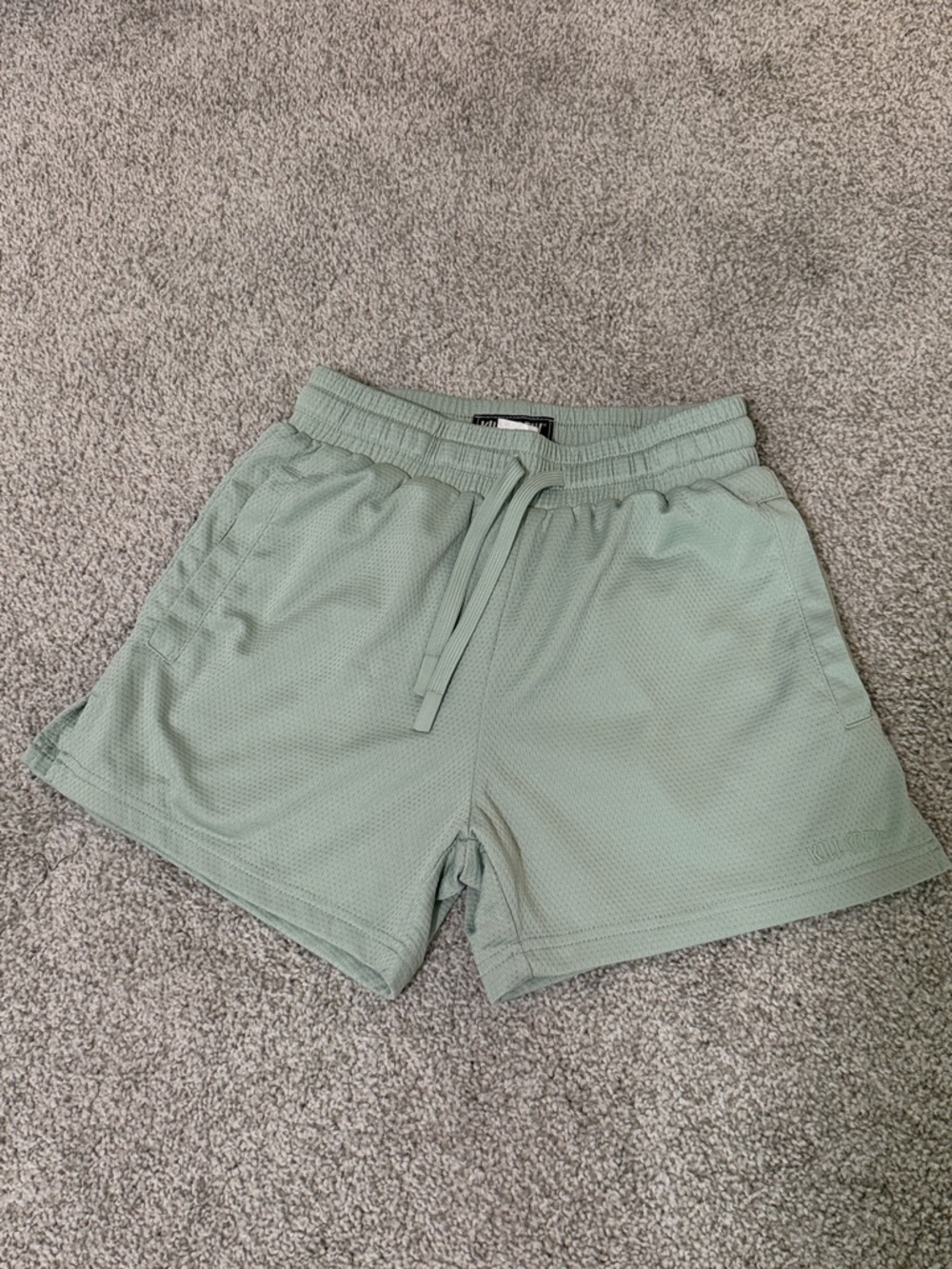 Kill Crew Women's Sage Green Athletic Mesh Shorts